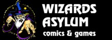 Wizard's Asylum Comics and Games Logo